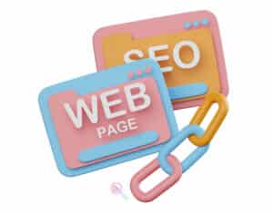 Illustration - lien web Page et SEO